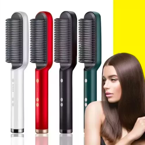 ✨ Cepillo Alisador 2 en 1 | Cabello Liso y Sin Frizz en Solo 5 Minutos