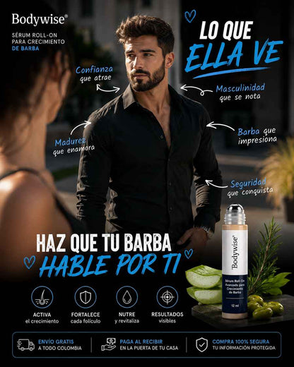 Body Wise | Sérum para una barba más abundante y con más presencia