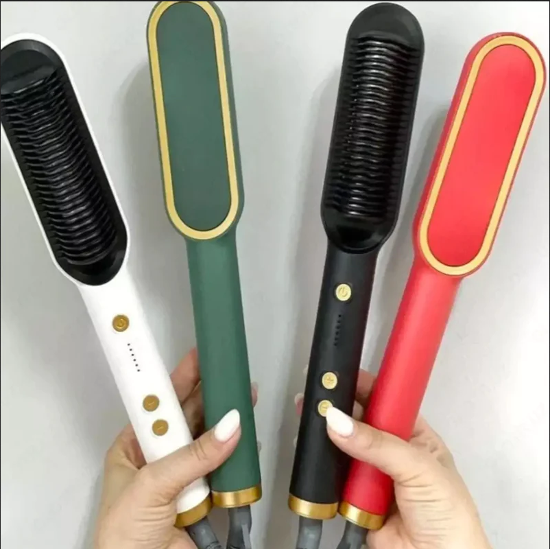 ✨ Cepillo Alisador 2 en 1 | Cabello Liso y Sin Frizz en Solo 5 Minutos